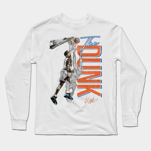 John Starks New York The Dunk Long Sleeve T-Shirt by Buya_Hamkac